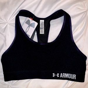 Under Armour Black Sports Bra Youth